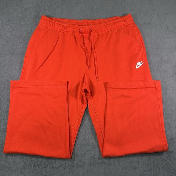 Nike Pants - NIKE Women's Sweatpants X-Large Loose Fit Fleece Pants BV4093-673 Orange
